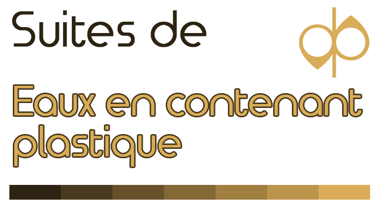 Suite de Eaux en Contenant Plastique
